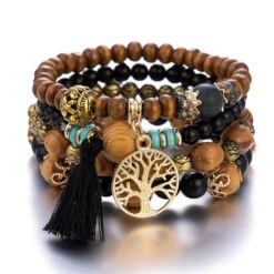 Bracelet Arbre De Vie ‘Abondance’ En Bois -Moment Ici 18e39696 cba2 4112 8cb3 2fa6c1c8834c