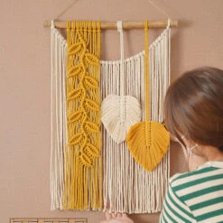 Macramé Mural ‘Nature’ Fait Main -Moment Ici 7782ab34 8d24 4592 8ad7 8e4a644fe06a