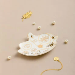 Plateau Décoratif Mauvais Œil – Charme D’Oiseau, Céramique -Moment Ici 82137bbaa23d43e9fc03ae8816d0f4f4