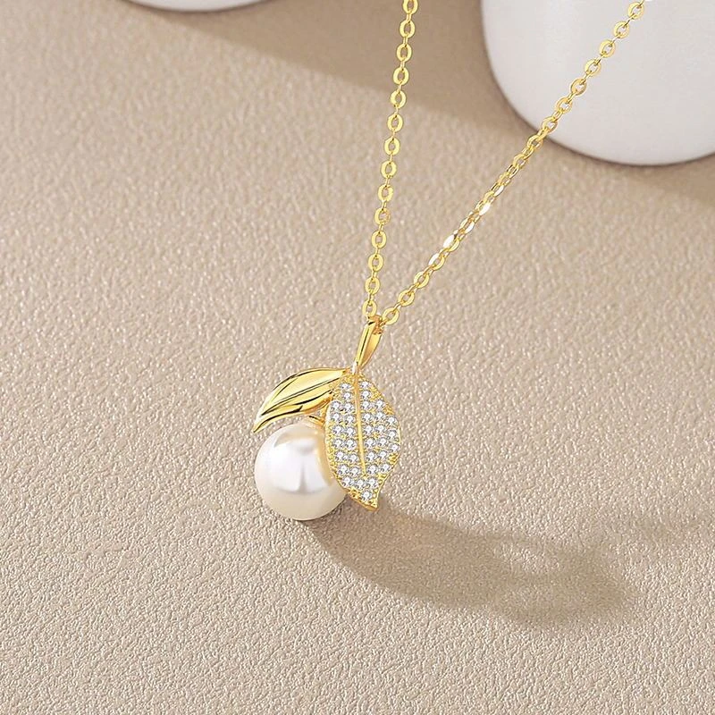 Collier Jade Ou Perle – Récolte, Argent Plaqué Or 8 Collier Jade Ou Perle – Récolte, Argent Plaqué Or – Image 6