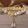 Bracelet Citrine Perle Jade – Gourde De Fortune 2 Bracelet Citrine Perle Jade – Gourde De Fortune -Moment Ici IMG 0772