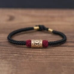 Bracelet « Pareja » En Fil Rouge, Argent Pur -Moment Ici IMG 20220622 195414 1