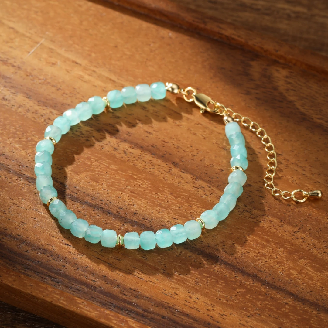 Bracelet Amazonite – Reflet D’Aurore 6 Bracelet Amazonite – Reflet D’Aurore – Image 4