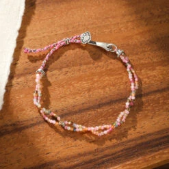 Bracelet Amazonite Ou Tourmaline – Essence, Argent -Moment Ici IMG 3391