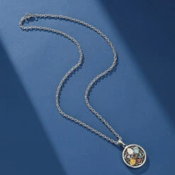 Collier Six Mantras – Protection Énergétique, Argent 925 -Moment Ici IMG 4230