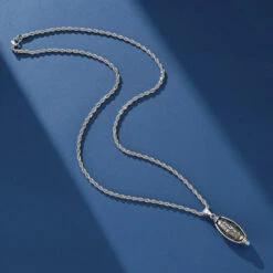 Collier Six Mantras Et Turquoise – Force De Paix, Argent 925 -Moment Ici IMG 4323