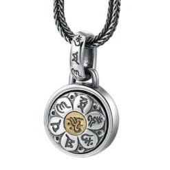 Collier Six Mantras – Cercle De Sagesse, Argent 925 -Moment Ici IMG 4428