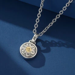 Collier Six Mantras – Cercle De Sagesse, Argent 925