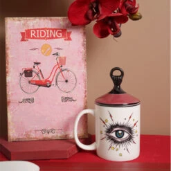 Tasse Mauvais Œil – Vision Protectrice, Céramique -Moment Ici IMG 5401