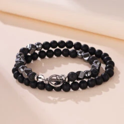 Collier Homme Hématite Et Pierre De Lave – Puissance Virile 12 Collier Homme Hématite Et Pierre De Lave – Puissance Virile -Moment Ici IMG 6282