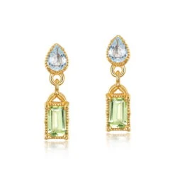 Boucles D’Oreilles Péridot Et Topaze – Géométrie Raffinée, Argent Plaqué Or -Moment Ici O1CN01xK5D0f1CxpYzaBTPA 2846120148 0 cib