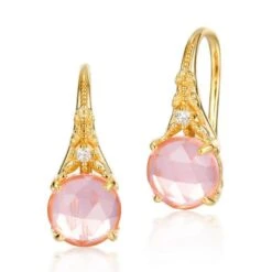 Boucles D’Oreilles Quartz Rose – Éclat Floral, Argent Plaqué Or 15 Boucles D’Oreilles Quartz Rose – Éclat Floral, Argent Plaqué Or -Moment Ici QQ图片20240801193511
