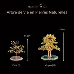 Moment Ici -Moment Ici abondance arbre de vie en peridot et agate 2