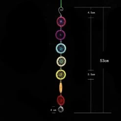 Attrape Rêve 7 Chakras ‘Harmonie’ -Moment Ici attrape reve 7 chakras harmonie 5