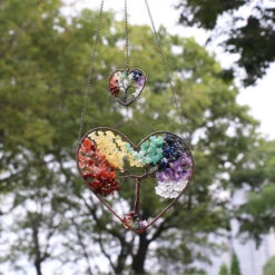 Attrape Rêve Arbre De Vie ‘Coeur’ En 7 Chakras 9 Attrape Rêve Arbre De Vie ‘Coeur’ En 7 Chakras -Moment Ici attrape reve arbre de vie coeur en 7 chakras 2