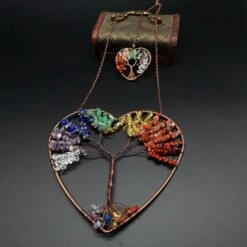 Attrape Rêve Arbre De Vie ‘Coeur’ En 7 Chakras 10 Attrape Rêve Arbre De Vie ‘Coeur’ En 7 Chakras -Moment Ici attrape reve arbre de vie coeur en 7 chakras 6