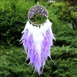 Attrape Rêve Arbre De Vie ‘Sagesse’ En Améthyste 9 Attrape Rêve Arbre De Vie ‘Sagesse’ En Améthyste -Moment Ici attrape reve arbre de vie sagesse en amethyste