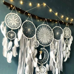 Attrape Rêve Géant ‘Forêt Sereine’ 5 Pièces 14 Attrape Rêve Géant ‘Forêt Sereine’ 5 Pièces -Moment Ici attrape reve geant foret serein 5 pieces 1