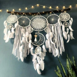 Attrape Rêve Géant ‘Forêt Sereine’ 5 Pièces 13 Attrape Rêve Géant ‘Forêt Sereine’ 5 Pièces -Moment Ici attrape reve geant foret serein 5 pieces 2