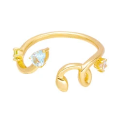 Bague Aigue Marine – Azure Élégance, Argent Plaqué Or 13 Bague Aigue Marine – Azure Élégance, Argent Plaqué Or -Moment Ici bague aigue marine azure elegance argent plaque or 4