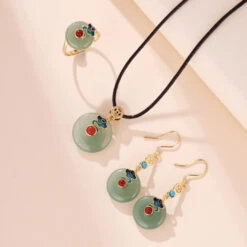 Boucles D’Oreilles Aventurine – Nuage Céleste -Moment Ici bague aventurine nuage celeste 1