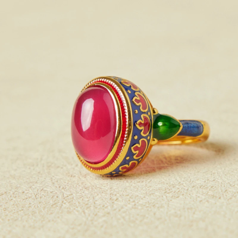 Bague Cornaline – Abondance, Argent Plaqué Or 3 Bague Cornaline – Abondance, Argent Plaqué Or