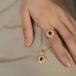 Bague Cornaline – Flamme Énergisante, Argent Plaqué Or -Moment Ici bague cornaline flamme energisante argent plaque or 4