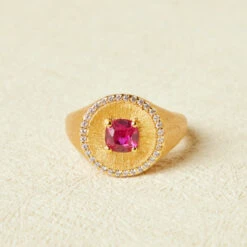 Bague Cornaline – Flamme Énergisante, Argent Plaqué Or -Moment Ici bague cornaline flamme energisante argent plaque or 9