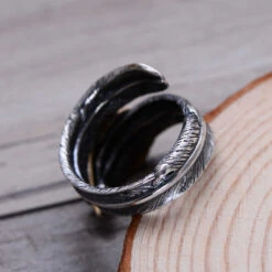 Bague Homme – Aura Spirituelle, Argent -Moment Ici bague homme aura spirituelle argent 3