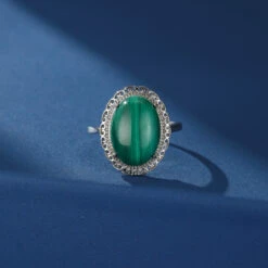 Bague Malachite – Élégance Vintage, Argent 925 11 Bague Malachite – Élégance Vintage, Argent 925 -Moment Ici bague malachite elegance vintage argent 925 3