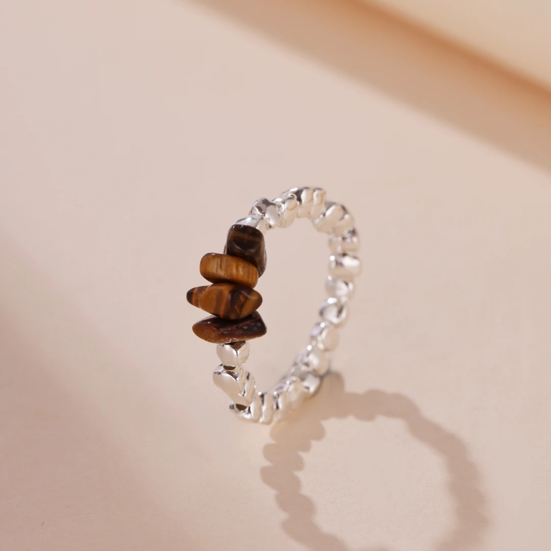 Bague Œil De Tigre – Lueur Protectrice, Argent 5 Bague Œil De Tigre – Lueur Protectrice, Argent – Image 3