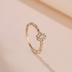 Bague Opale Blanche – Brume Étoilée, Argent Plaqué Or 13 Bague Opale Blanche – Brume Étoilée, Argent Plaqué Or -Moment Ici bague opale blanche brume etoilee argent plaque or 3