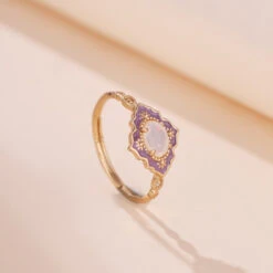 Bague Opale – Jardin Des Merveilles, Argent Plaqué Or -Moment Ici bague opale jardin des merveilles argent plaque or 2