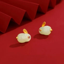 Boucle D’Oreilles Lapin En Jade – Sagesse, Argent Plaqué Or 12 Boucle D’Oreilles Lapin En Jade – Sagesse, Argent Plaqué Or -Moment Ici boucle doreilles lapin en jade sagesse argent plaque or 3