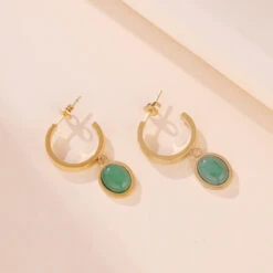 Boucles D’Oreilles Aventurine – Classe Naturelle -Moment Ici boucles d oreilles aventurine classe naturelle 4