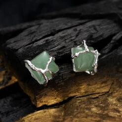 Boucles D’Oreilles Aventurine – Fleur De Sérénité, Argent 19 Boucles D’Oreilles Aventurine – Fleur De Sérénité, Argent -Moment Ici boucles d oreilles aventurine fleur de serenite argent 3