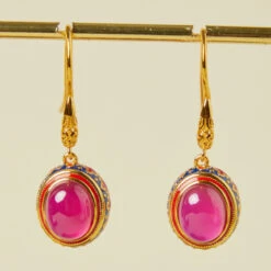 Boucles D’Oreilles Cornaline – Abondance, Argent Plaqué Or -Moment Ici boucles d oreilles cornaline abondance argent plaque or 2