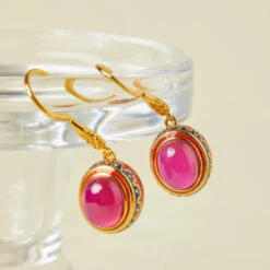 Boucles D’Oreilles Cornaline – Abondance, Argent Plaqué Or -Moment Ici boucles d oreilles cornaline abondance argent plaque or 4