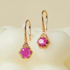 Boucles D’Oreilles Cornaline – Charme Passion, Argent Plaqué Or