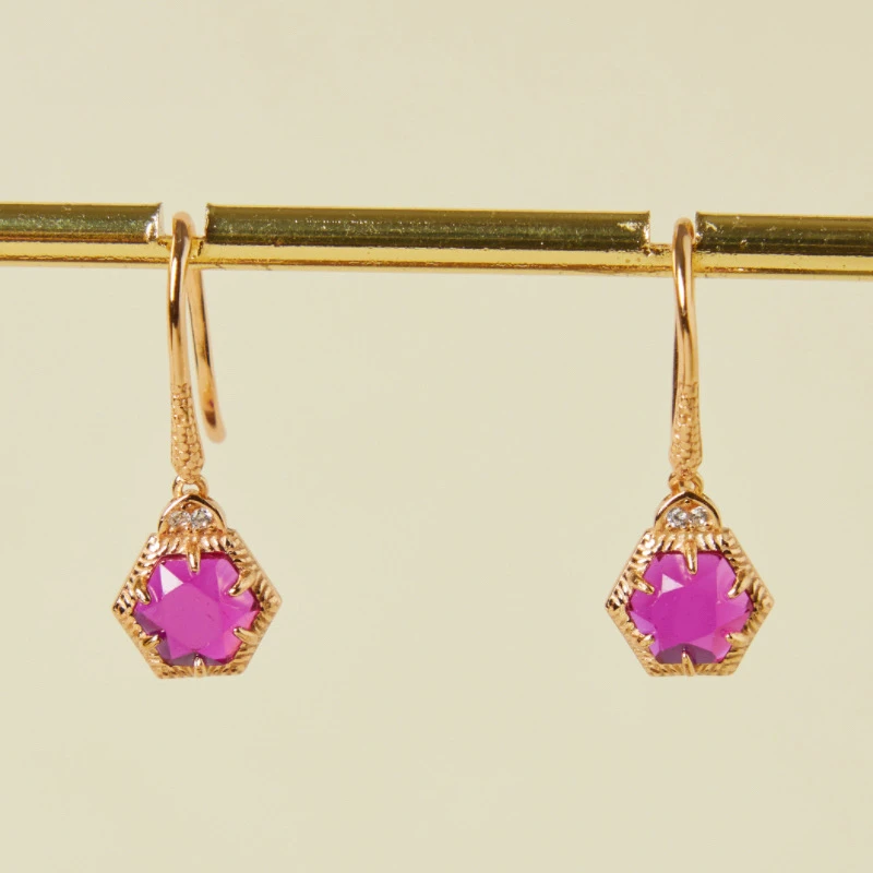 Boucles D’Oreilles Cornaline – Charme Passion, Argent Plaqué Or 4 Boucles D’Oreilles Cornaline – Charme Passion, Argent Plaqué Or – Image 2