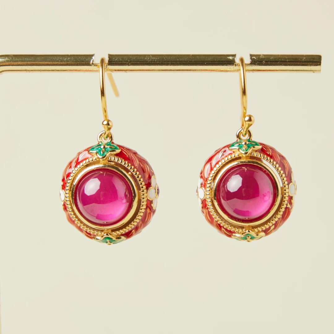 Boucles D’Oreilles Cornaline – Énergie Florale, Argent Plaqué Or 3 Boucles D’Oreilles Cornaline – Énergie Florale, Argent Plaqué Or