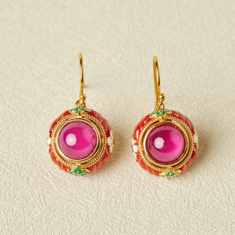 Boucles D’Oreilles Cornaline – Énergie Florale, Argent Plaqué Or 7 Boucles D’Oreilles Cornaline – Énergie Florale, Argent Plaqué Or – Image 5