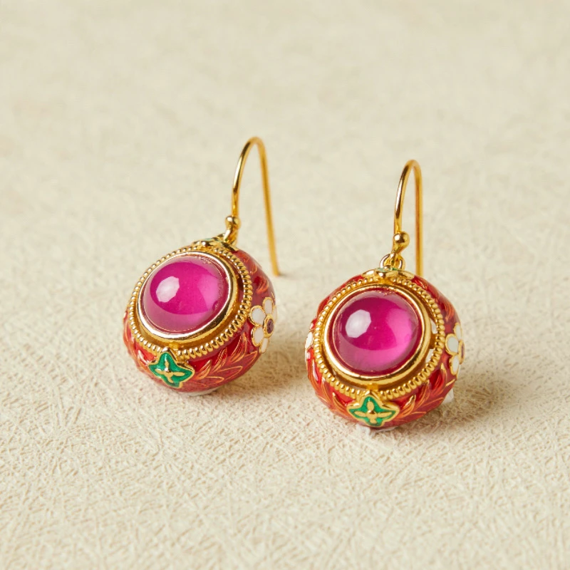 Boucles D’Oreilles Cornaline – Énergie Florale, Argent Plaqué Or 8 Boucles D’Oreilles Cornaline – Énergie Florale, Argent Plaqué Or – Image 6