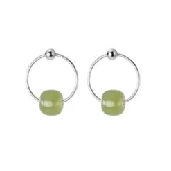 Boucles D’Oreilles Jade – Élégance Naturelle, Argent 925 -Moment Ici boucles d oreilles jade elegance naturelle argent 925 1