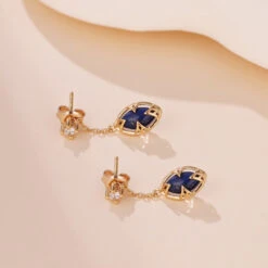 Boucles D’Oreilles Lapis Lazuli Et Quartz Clair – Étoile Du Matin, Argent Plaqué Or 13 Boucles D’Oreilles Lapis Lazuli Et Quartz Clair – Étoile Du Matin, Argent Plaqué Or -Moment Ici boucles d oreilles lapis lazuli et quartz clair etoile du matin argent plaque or 2