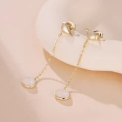 Boucles D’Oreilles Opale – Mélodie Du Ciel, Argent Plaqué Or 13 Boucles D’Oreilles Opale – Mélodie Du Ciel, Argent Plaqué Or -Moment Ici boucles d oreilles opale melodie du ciel argent plaque or 3