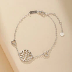 Bracelet Arbre De Vie – Amour Et Vitalité, Argent 925 -Moment Ici bracelet arbre de vie amour et vitalite argent 925 3