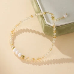 Bracelet Citrine Et Perle – Douceur Dorée 9 Bracelet Citrine Et Perle – Douceur Dorée -Moment Ici bracelet citrine et perle douceur doree