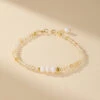 Bracelet Citrine Et Perle – Douceur Dorée -Moment Ici bracelet citrine et perle douceur doree 5