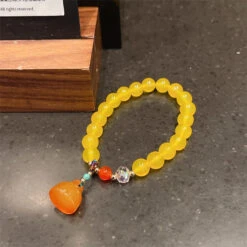 Bracelet « Clarté » En Agate Et Lotus -Moment Ici bracelet clarte en agate et lotus 3